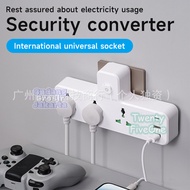 5 in 1 Smart Socket Electrical Plug On Off Switch Cable Socket with 2/s 3 4 Holes + 2 USB + Type-C&L