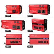 600W/1200W/2000W/2600W/3000W/4000W Portable High Power Car Inverter Solar Power Converter Intelligen