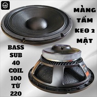 Bass sub 40 coil 100 từ 220 RCF từ dày 2.5cm sườn nhôm bít lồi nhập khẩu