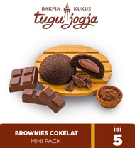 Bakpia Kukus Tugu Jogja Brownies Cokelat isi 5