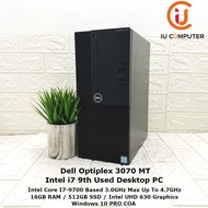 DELL OPTIPLEX 3070 MT INTEL CORE I7-9700 16GB RAM 512GB SSD USED DESKTOP REFURBISHED PC