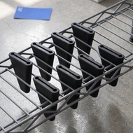 8Pcs Black Silicone Air Fryer Replacement Feet Stable Corner Protectors for Door  junshaoyipin