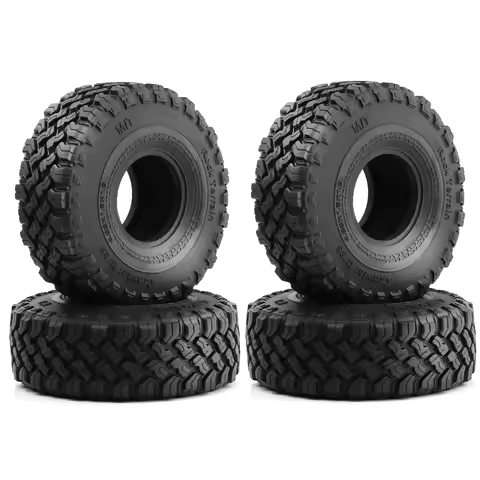 1.9 Crawler Tires 1.9 Inch Outer Diameter Tires for Axial SCX10 90047 SCX10 III SCX10 Pro AXI03007 R