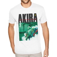 เสื้อยืดเสื้อแขนสั้นกำหนดเองอัลตร้าผ้าฝ้ายคอกลมผู้ชาย Akira เสื้อเชิ้ตลำลอง