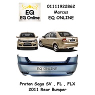 Proton Saga FLX , FL , SV 2011 Rear Bumper PP Plastic Malaysia (BUMPER BELAKANG) 2012 2013 2014 2015