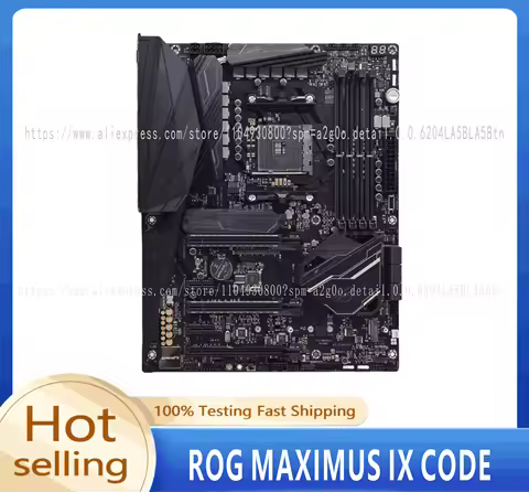 ROG MAXIMUS IX CODE Support i5-6500 7600K i7-6700K 7700K CPU DDR4 4133MHz ARGB USBC M.2 Z270 ATX 100