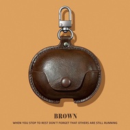 For Beats Studio Buds Case Vintage Leather Protect Cover for Beats Studio Buds+ Wireless Earphone Ca