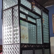 rak piring aluminium 3 pintu HANYA PALEMBANG