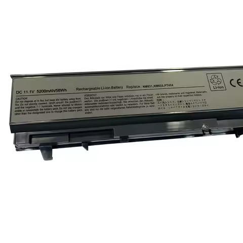 6Cell New PT434 Laptop Battery for Dell Precision M2400 M4400 M4500 M6400 M6500 Latitude E6410 E6510