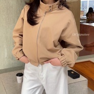 [GIC] HOUSTON JACKET - highneck outer bomber trendyWanita