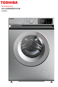 東芝 - 東芝 TW-BL85A2H(SS) 400MM超薄變頻前置式洗衣機 (7.5公斤)