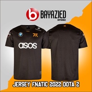 Newest FNATIC 2022 JERSEY KIT DOTA 2