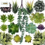 CAUSI Home Garden Decoration Fake Plants DIY Bedroom Artificial Succulents Plants