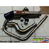 DAENG SAI 4 OPEN PIPE 51mm (KAWASAKI BARAKO) HIGH MOUNT