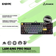 EasyPC| RAKK LAM-ANG PRO MAX Fully Keyboard and Barebone Trimode 87 Keycaps Mechanical Keyboard| RGB