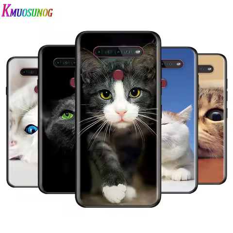 Cute Cat Staring Eyes For LG K22 K71 K61 K51S K41S K30 K20 2019 Q60 V60 V50S V50 V40 V35 V30 G8 G8S 