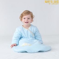 嬰兒睡袋寶寶秋冬款恆溫款加厚絲綿新生兒童防踢被四季通用睡袋