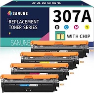 307A Toner Cartridge Set CE740A CE741A CE742A CE743A Toner Replacement for HP 307A Toner Ink for Col