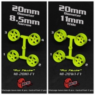 Radio-Controlled Car Wheels 5 Spoke Pattern 20mm Wheels.offset 1 2 3 4 Mini-Z For Drift 1:24 1:27 1: