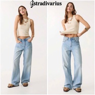 Stradivarius D92 Straight Wide Leg Jeans