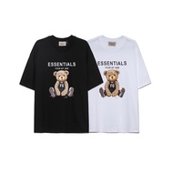 ESSENTIALS Arrival Summer Logo FG Casual loose Short Sleeve White Black FEAR OF GOD FOG Men Women T 