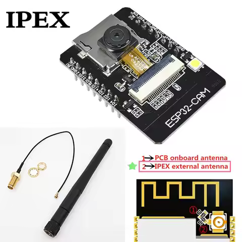 ESP32-CAM External antenna WiFi Bluetooth Module Camera Module esp32 Development Board OV2640 2MP