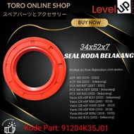 Oil seal 34x52x7 level up rear wheel seal vario 125 vario 150 all
