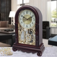Timekeeping Feng Shui Desktop Living Room Table Clock Mute Creative Hourly Old-fashioned New Chinese