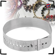 YRBWDYZDH Jewelry Making Bracelet Sizing Tools, Adjustable Metal Slide Measures in Inches Adjustable