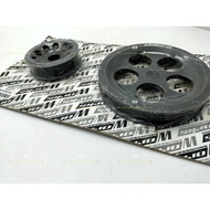 Honda B-series - P.Steering / Alternator (2pc) (Pro Balancing) WORKS ENGINEERING Cranks pulley B16 B