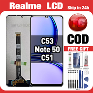LCD REALME C53/ Note 50/ C51 Compatible For Original Glass Touch Screen Digitizer