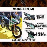 RAPIDO VOGE FR150 Heavy Duty Monorack J Adjustable Mono Rack Rek Foldable FR150