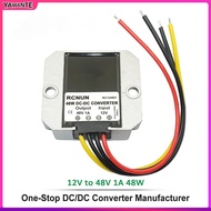 【TX】Waterproof 12V to 48V 2A 96W DC to DC Boost Converter 12V-48V DC-DC Step Up Car Power Converters