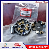 ORIGINAL AHM Paket Rumah Roller Assy Motor Honda Beat Karbu Lama Old Spacy Scoopy KVY ORI Roler Lole