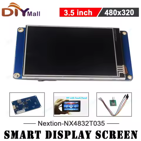 Nextion 3.5" HMI Touch Display NX4832T035 for Arduino Raspberry Pi ESP8266 STM32 Smart Home DIY Proj