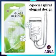 UP D-522-3 Glass CO2 Diffuser | nano diffuser co2 aquascape aquarium co2 diffuser atomizer co2细化器 co