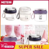 [meteorMY] Salad Cup 650ml Yogurt Cup Cereal Cup Jars Oatmeal Storage Cup Oatmeal Container for Yogu