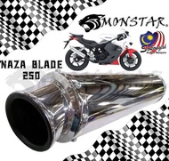 NAZA Blade 250 Custom Muffler Box EJM Racing EPOWER Std Exhaust Pipe Ekzos blade250 exzos tabung bla