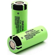 26650 Rechargeable Battery, 2Pcs 3.7V 5000mAh 26650 Lithium 26650 Flat Top Battery for flashlights, 