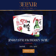 Jinro Strawberry Soju 360ML