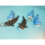 Rough Whale, Whale - 3D Keychain