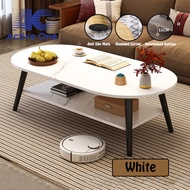 ACTIVEONE 2 Layer Wooden Coffee Table Rounded Corner Home Living Room Small Tea Side Table - Fulfill