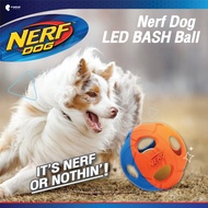 Nerf Dog LED Bash Ball ของเล่นสุนัข ลูกบอลยาง มีแสง สำหรับสุนัขพันธุ์เล็ก-กลาง