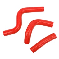 winnsg 3PCS Silicone Radiator Coolant Hose Pipe Kit Stable Connection Leak Proof Heat Resistant Fit 