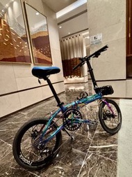 MINT T-9D摺疊車 七彩電鍍色 碟剎 非V剎