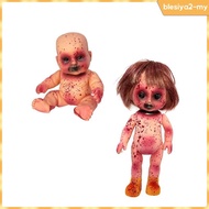 [BlesiyaedMY] Haunted Doll Halloween Terrifying Doll for Prom Halloween Party Holidays