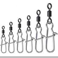 10pcs kekili mancing/fishing swivel pin connector