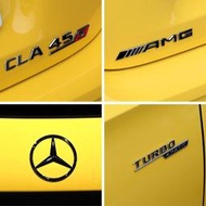 【現貨】黑色 Benz 賓士 尾標 車標貼 貼標 CLA35 改裝 AMG後標 CLA45S 車標 標誌w177 w17