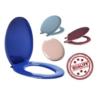 Toilet Cover Bowl Seat Cover Colour With Screws Penutup Mangkuk Tandas *Tempat Duduk Tandas Maroon SkyBlue DarkBlue Pink
