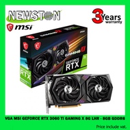 VGA (การ์ดแสดงผล) MSI GEFORCE RTX 3060 TI GAMING X 8G LHR - 8GB GDDR6